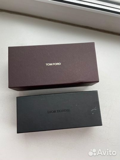 Коробки tom ford; dior homme