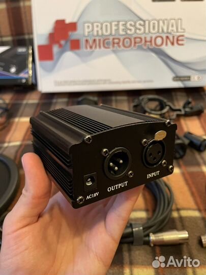 Микрофон BM-800 с фантомным питанием