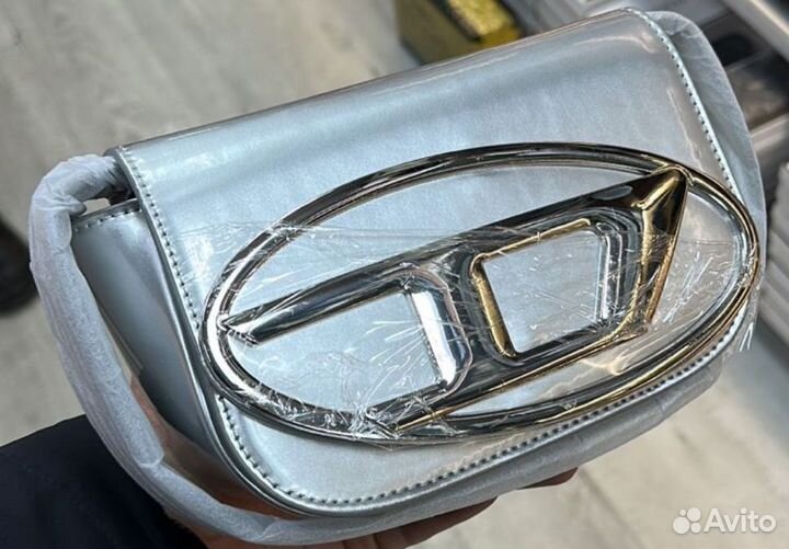Сумка diesel серебро