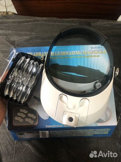 Очки лупа с подсветкой