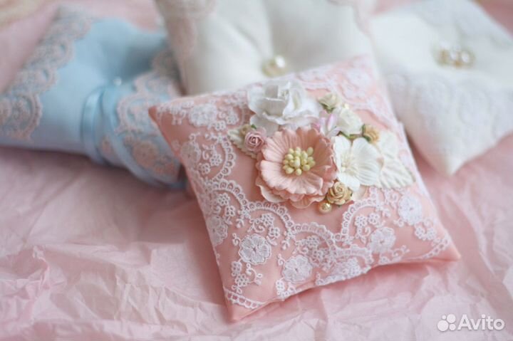 Свадебная подушечка для колец