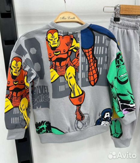 Костюм на мальчика Marvel 1-6 лет