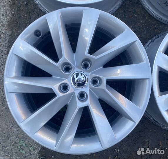 Литые оригинальные диски Skoda r17 5x112