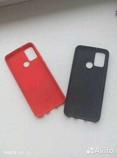 Чехол Xonor 9A чёрный и красный