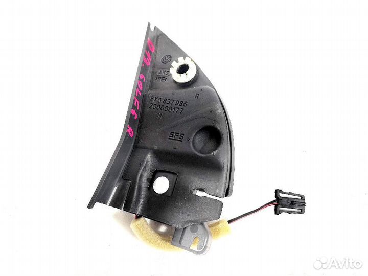 Крышка зеркала внутренняя правая Golf VI (2008-201