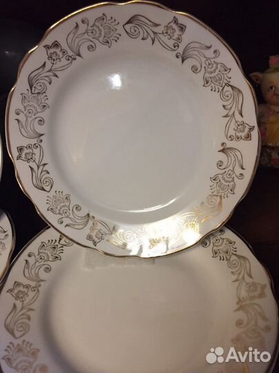 Тарелки 6 шт. СССР Коростень