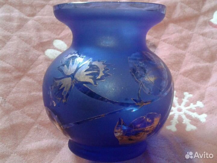 Ваза цветное стекло