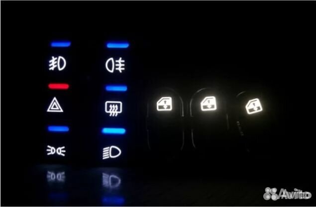 Пересвет кнопок