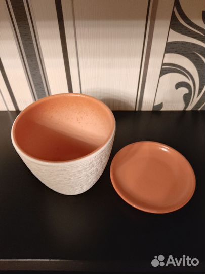 Горшок для цветов керамика