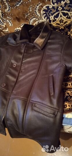 Дубленка натуральная мужская 56 58