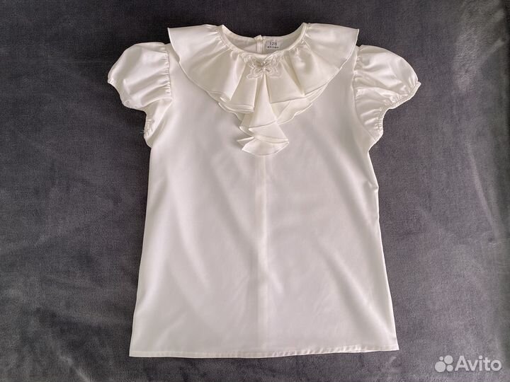 Школьная форма: блузка, юбка р. 122-128