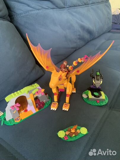 Lego elves дракон