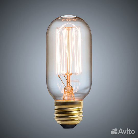 Винтажная лампа Эдисон Radios Squirrel Сage (Т45)