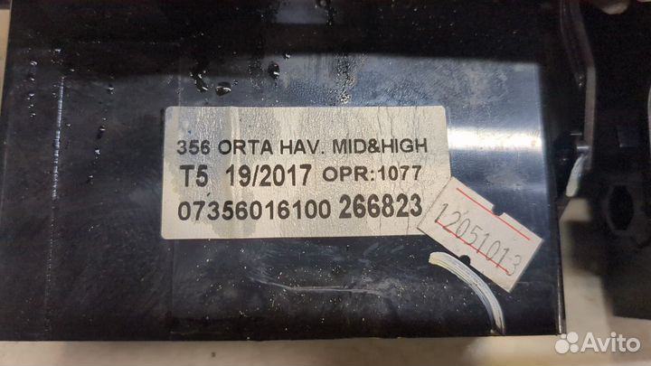 Дефлектор обдува салона Fiat Tipo, 2017