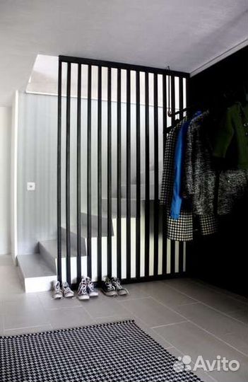 Декоративные рейки перегородки для зонирования