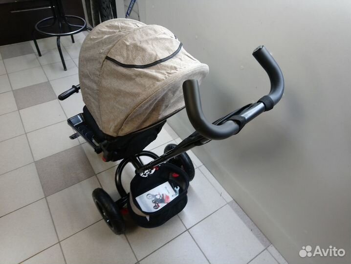 Велосипед С ручкой мамы трехколесный