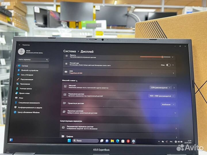 Новый ноутбук asus Core i5-12 10 ядер/ SSD 512Gb