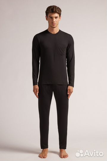 Мужская Длинная Пижама из Микромодала Intimissimi