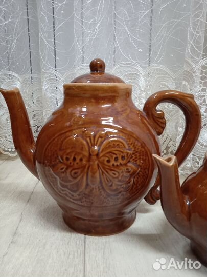 Чайники глиняные