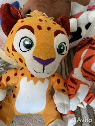 Мягкие игрушки Лео и Тиг