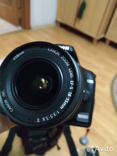 Зеркальный фотоаппарат canon 1000d