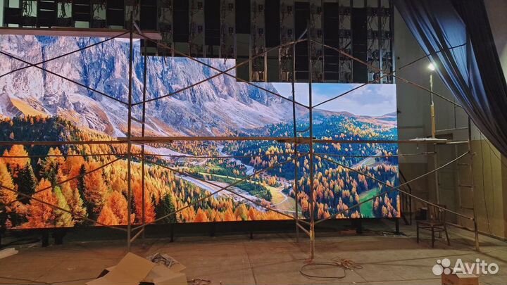 Светодиодный LED экран P3 с монтажом все размеры