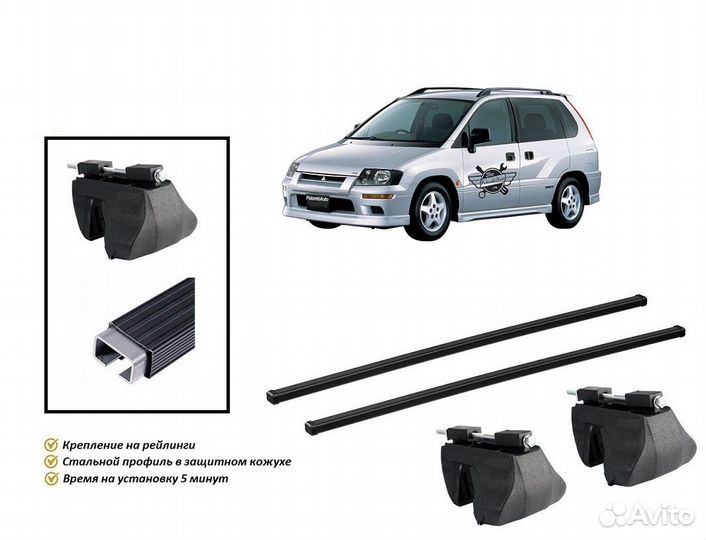 Багажник на крышу Mitsubishi RVR