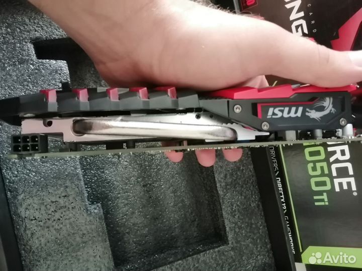 Видеокарта MSI GTX 1050ti