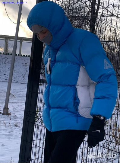 Пуховик Palace blue с балаклавой (Арт.91892)