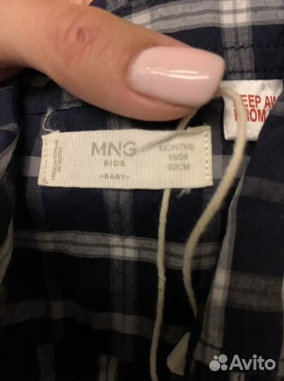 Рубашка mango дети