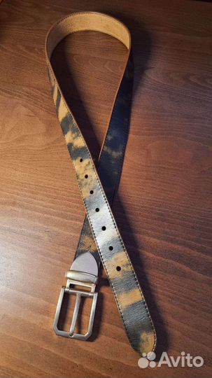 Мужской кожаный ремень ручной работы