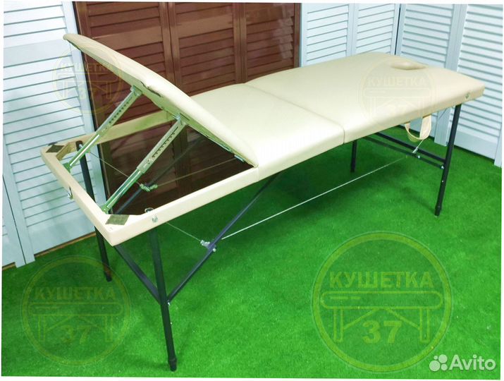 Массажный стол 190х70 с вырезом и регулировкой