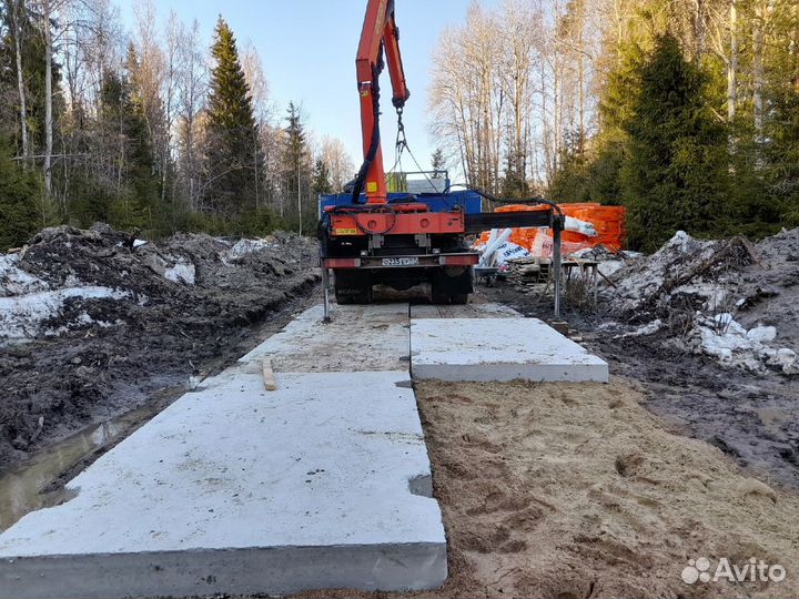 Аренда и услуги манипулятора, стрела 6 т, 13 м, борт 10 т, 6.1 м