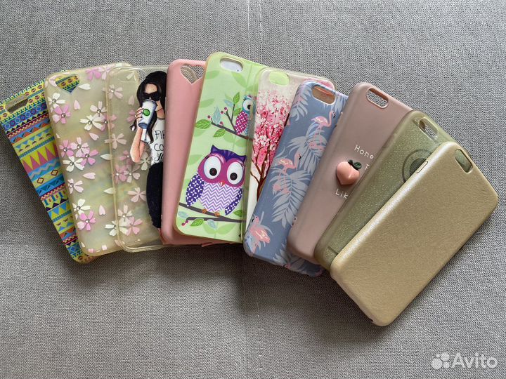 Чехлы на телефон iPhone 6s 9 штук