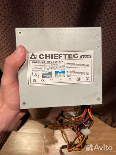 Блок питания chieftec 600w