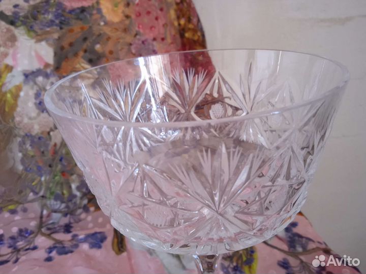 Вазочки конфетницы, СССР хрусталь