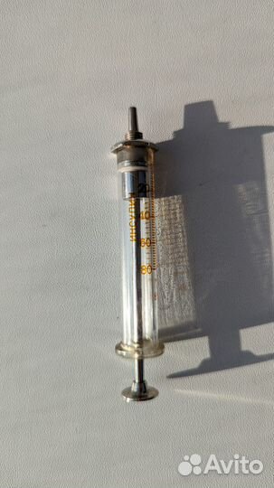 Винтажный советский шприц