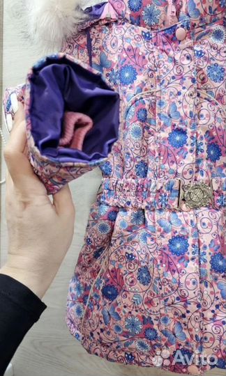 Куртка зима 104 на девочку