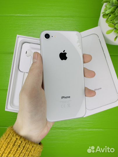 iPhone 8 256gb silver(идеал)