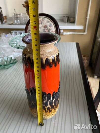 Винтажная ваза ручной работы