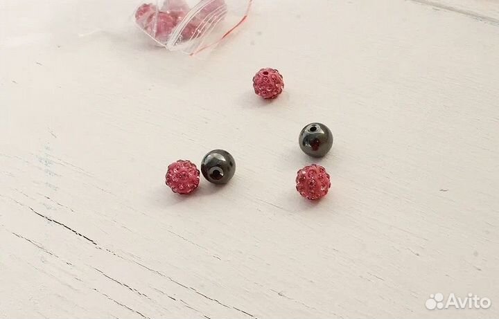 Шамбала бусины 11 шт