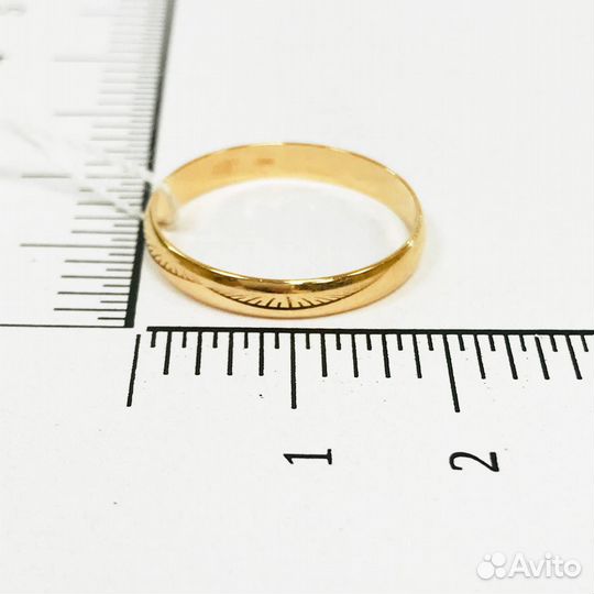 Обручальное кольцо 585 пробы 18,5 размер