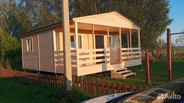 Каркасный дачный домик