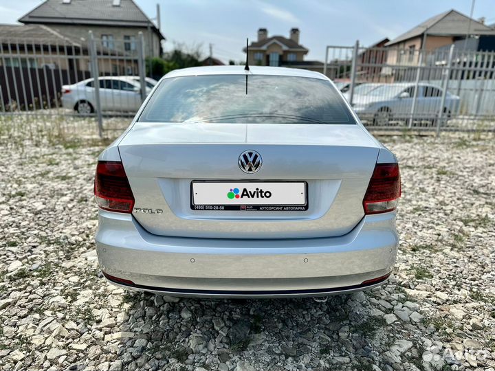 Volkswagen Polo 1.6 AT, 2015, 109 200 км