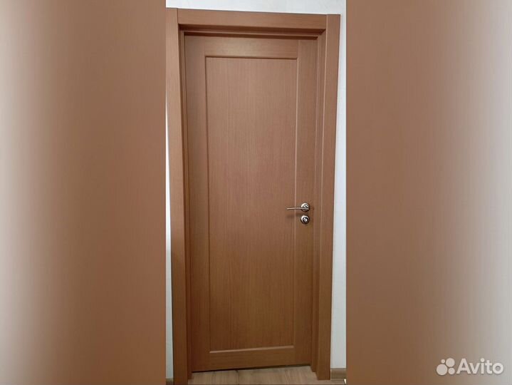 Межкомнатные двери глухие эко шпон