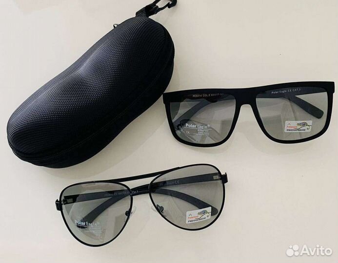 Солнцезащитные фотохромные очки с поляризацией