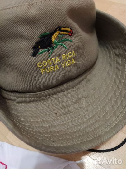 Блуза с вышивкой + панама на 6 лет