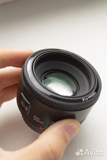 Yongnuo 50mm F1.8 объектив с байонетом canon EF