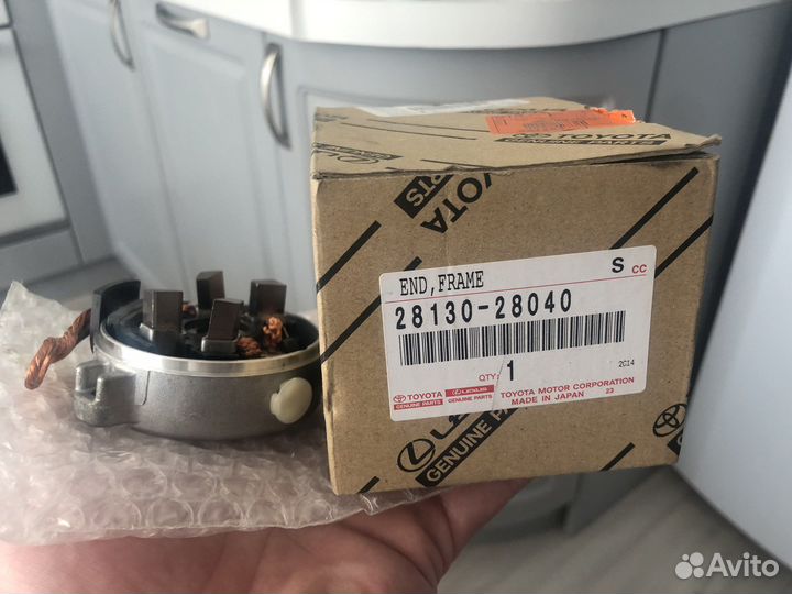 Щетки стартера toyota