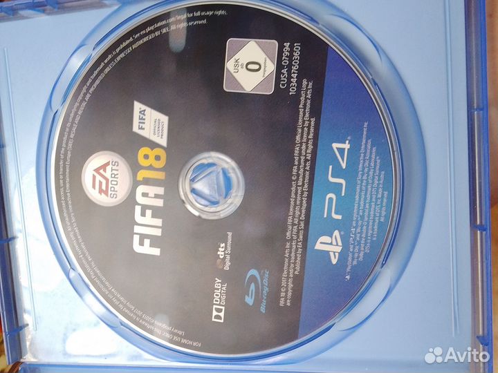 Игра для приставки Play Station 4 Fifa 18